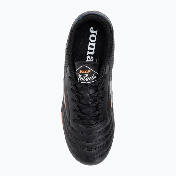 Детски футболни обувки Joma Toledo Jr HG черни 6