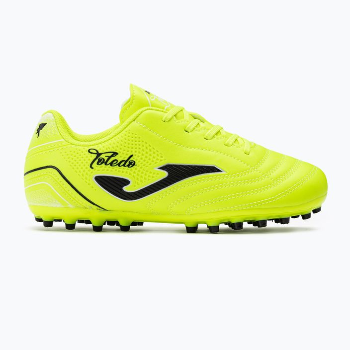 Детски футболни обувки Joma Toledo Jr AG lemon fluor 2
