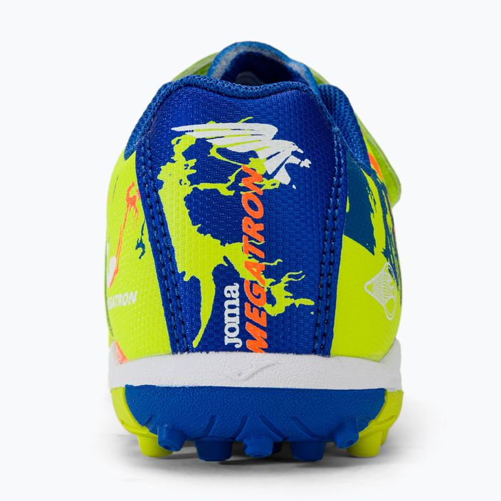 Детски футболни обувки Joma Megatron Jr TF лимонов флуор 7