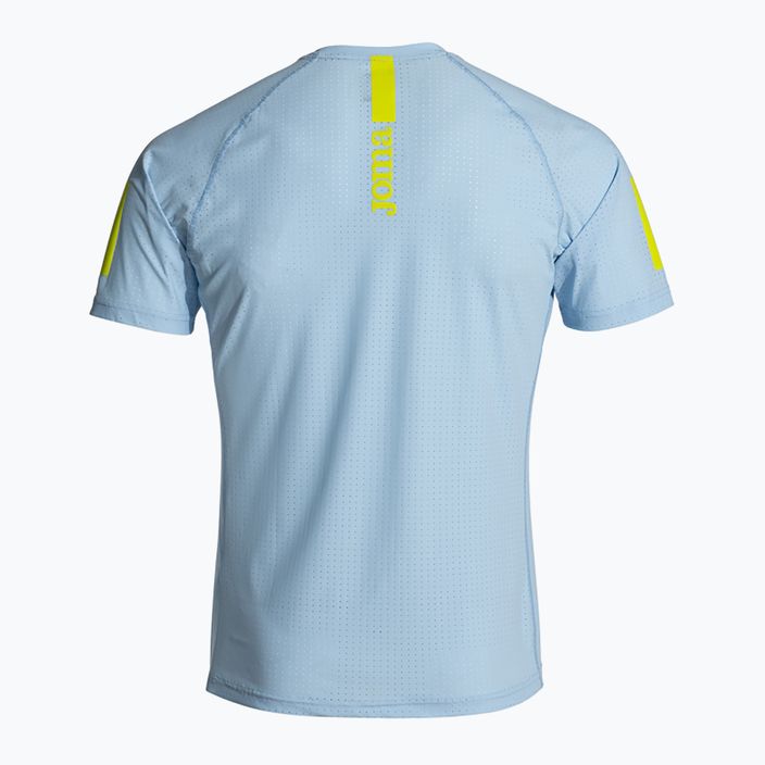 Мъжка тениска за бягане Joma R-Trail Nature тюркоазена 2