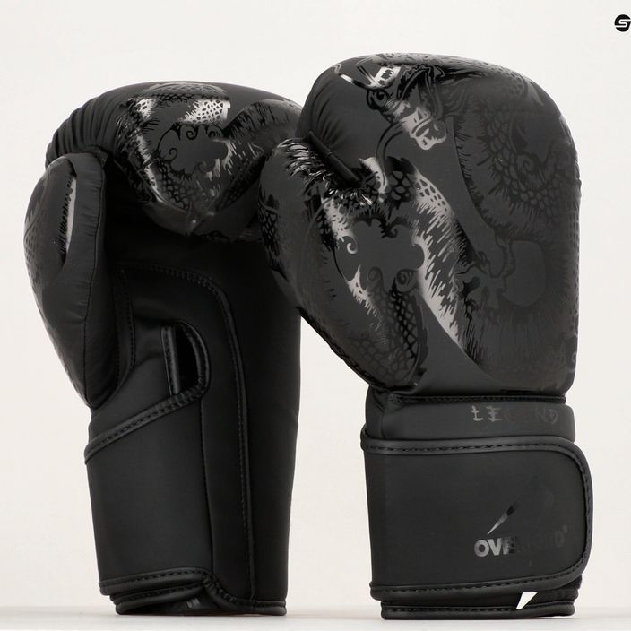 Overlord Legend боксови ръкавици от синтетична кожа черни 100001-BK/10OZ 11