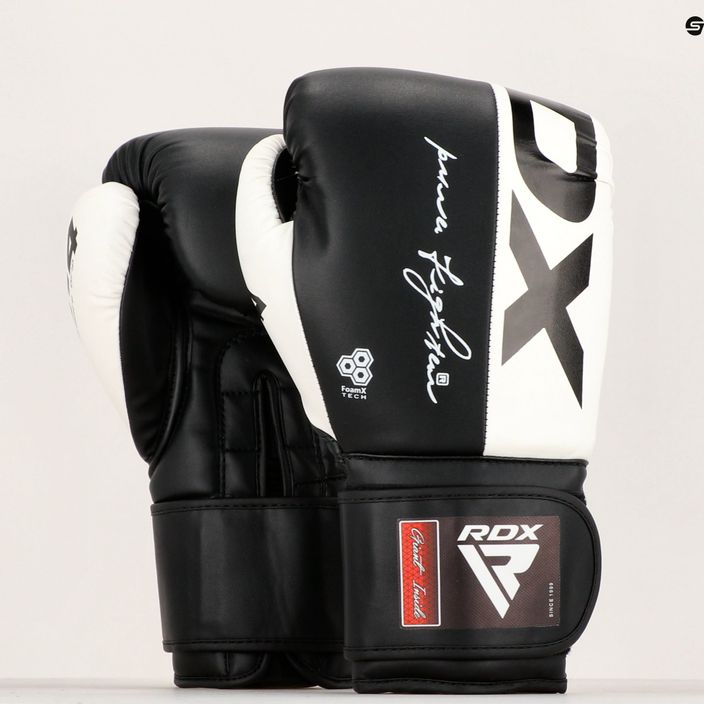 RDX REX F4 бели и черни боксови ръкавици BGR-F4B-10OZ 8