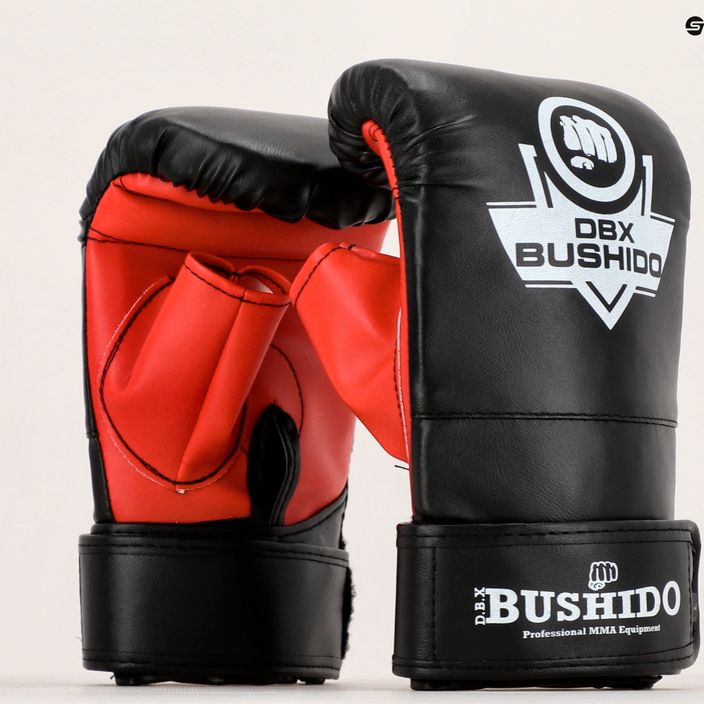 Бушидо боксови ръкавици за тренировки в торба черни Rp4 7