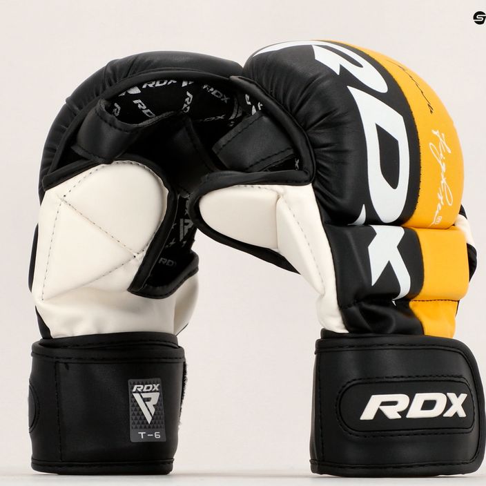RDX Граплинг ръкавици REX T6 Plus жълти 10