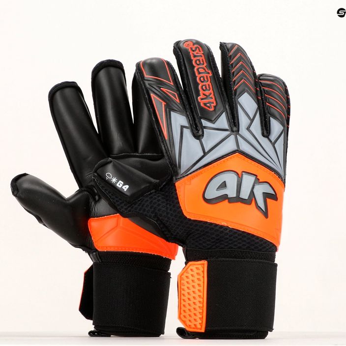 4Keepers Force V3.23 Rf Вратарски ръкавици черно и оранжево 5