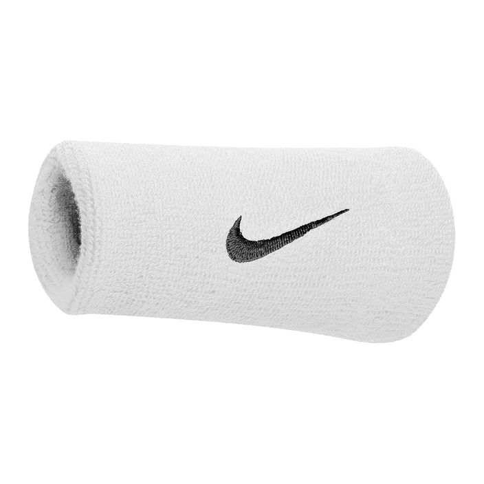 Nike Swoosh двойно широки ленти за китки бели NNN05-101