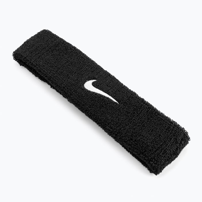 Лента за глава Nike Swoosh черна NNN07-010