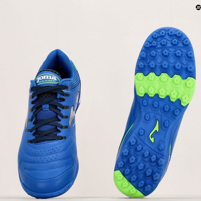 Мъжки футболни обувки Joma Maxima TF royal/green fluor 12