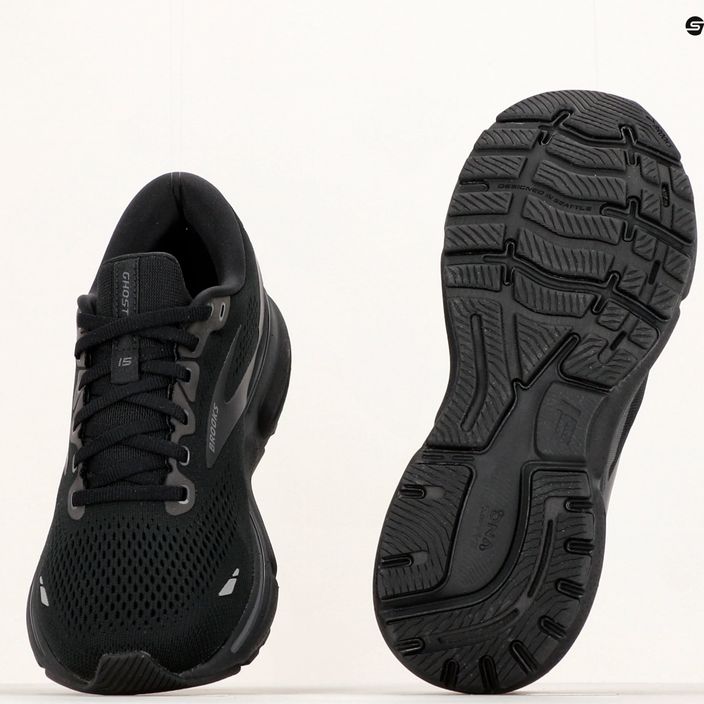 Brooks Ghost 15 мъжки обувки за бягане black/blacl/ebony 19