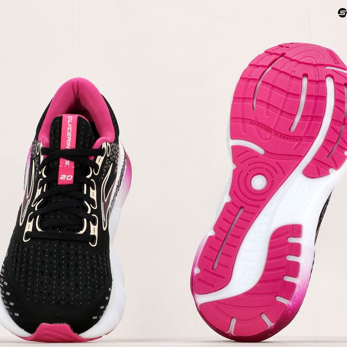 Дамски обувки за бягане Brooks Glycerin GTS 20 black/fuchsia/linen 13