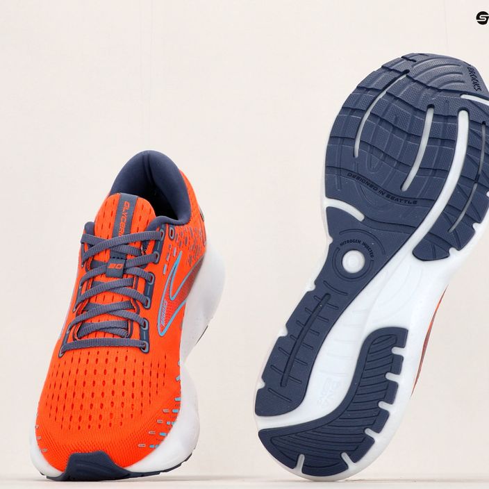 Мъжки обувки за бягане Brooks Glycerin 20 orange/crown blue/blue 12