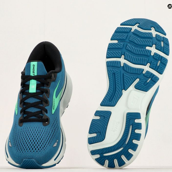 Мъжки обувки за бягане Brooks Ghost 15 morrocan blue/black/spring bud 21
