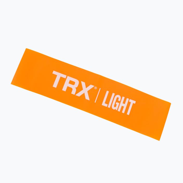 TRX фитнес еластична Mini Band Lite жълта EXMNBD-12-LGT