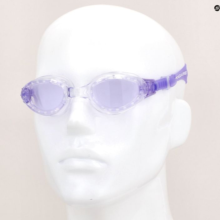 AQUA-SPEED Eta очила за плуване лилави/прозрачни 646-09 7