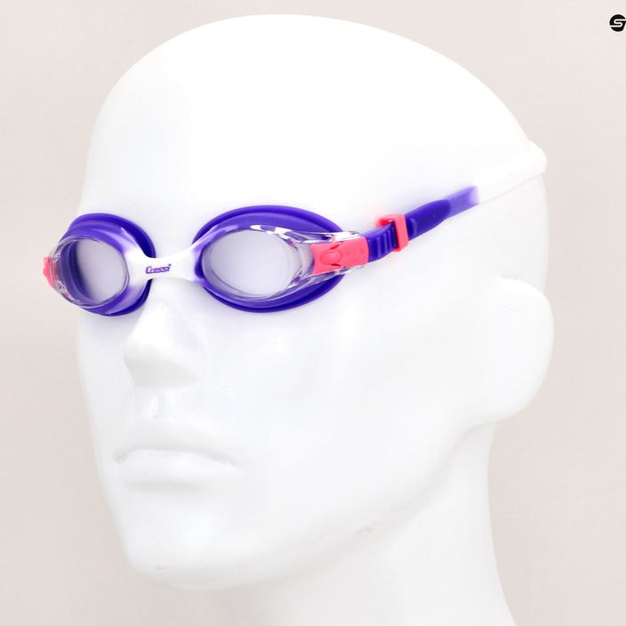 Детски очила за плуване Cressi Dolphin 2.0 лилаво и бяло USG010430 7