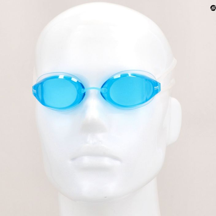 Очила за плуване TYR Tracer-X Racing в синьо и бяло LGTRX 8