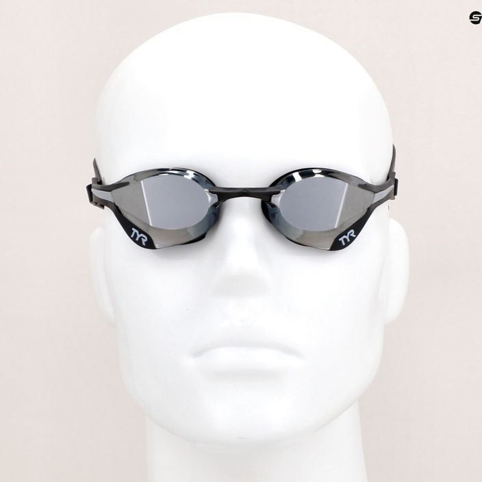 Очила за плуване TYR Tracer-X Elite Mirrored silver/black LGTRXELM_043 11