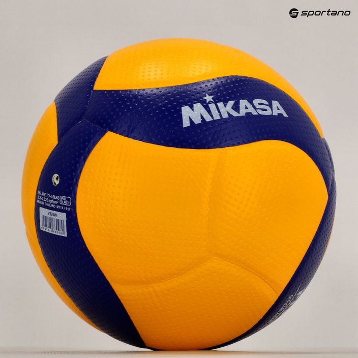 Mikasa Волейболна топка в жълто и синьо V200W 4
