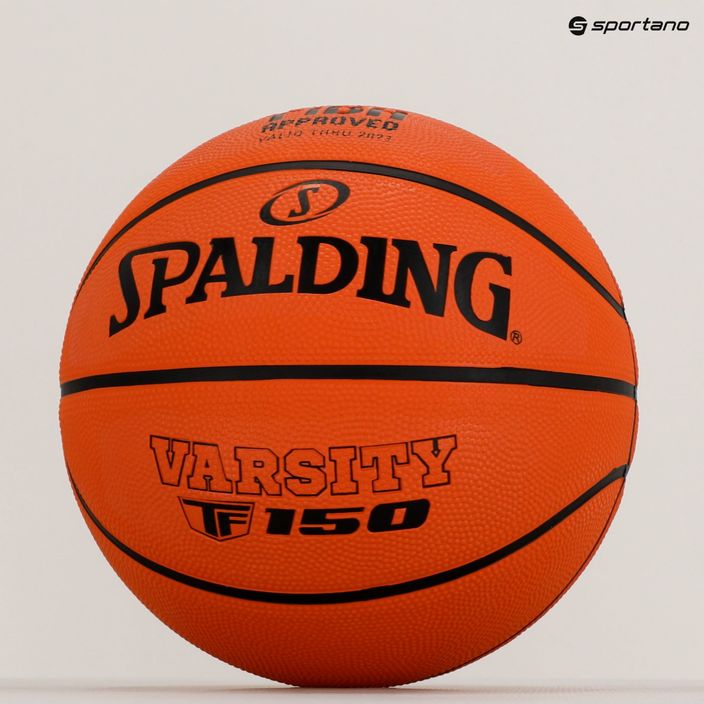 Spalding TF-150 Varsity Logo FIBA баскетбол оранжев 84421Z 5