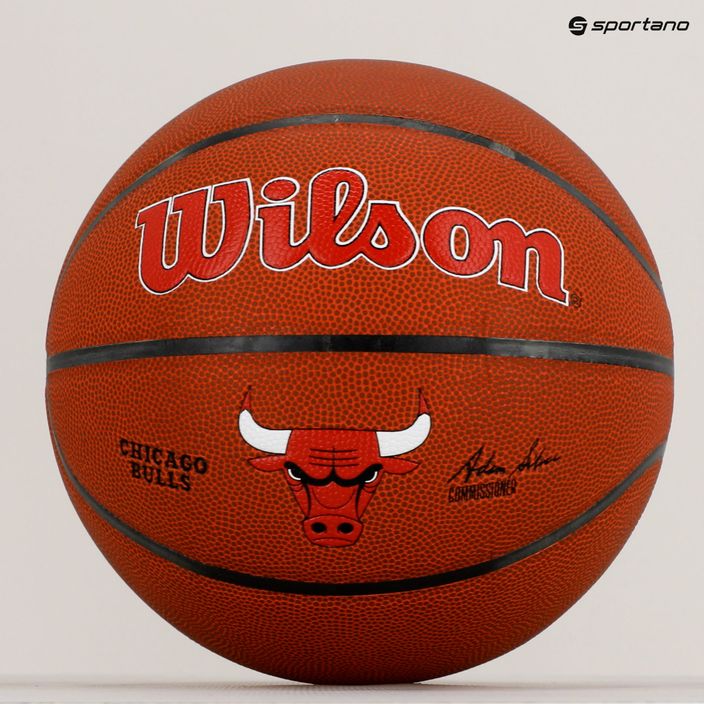 Wilson NBA Team Alliance Chicago Bulls баскетбол кафяв WTB3100XBCHI 6