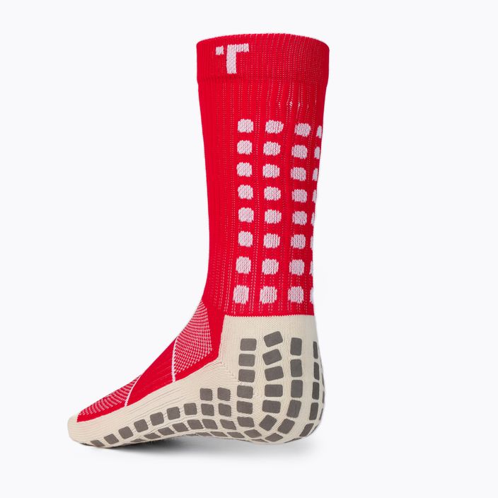 TRUsox Тънки футболни чорапи за средата на прасеца Червено CRW300 3