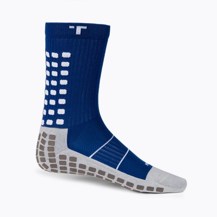 TRUsox Средни тънки футболни чорапи, сини CRW300 2