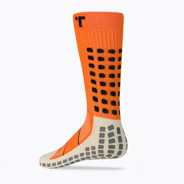 TRUsox Тънки оранжеви футболни чорапи за средата на прасеца CRW300 2