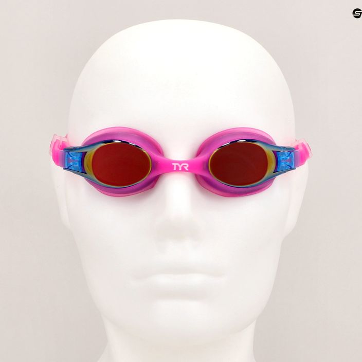 Детски плувни очила TYR Swimple berry fizz LGSW_479 7