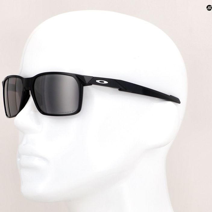 Oakley Portal X полирано черно/призмено черно поляризирани слънчеви очила 14