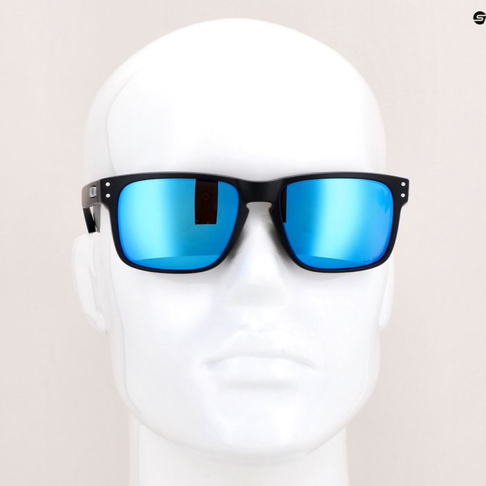 Слънчеви очила Oakley Holbrook matte black/prizm sapphire polarized 14