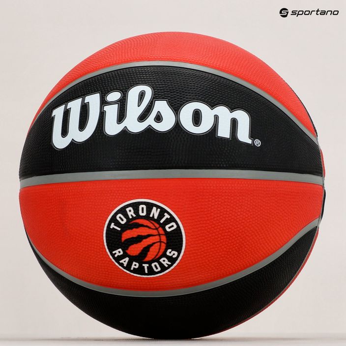 Баскетболна топка Wilson NBA Team Tribute Toronto Raptors Red WTB1300XBTOR 6