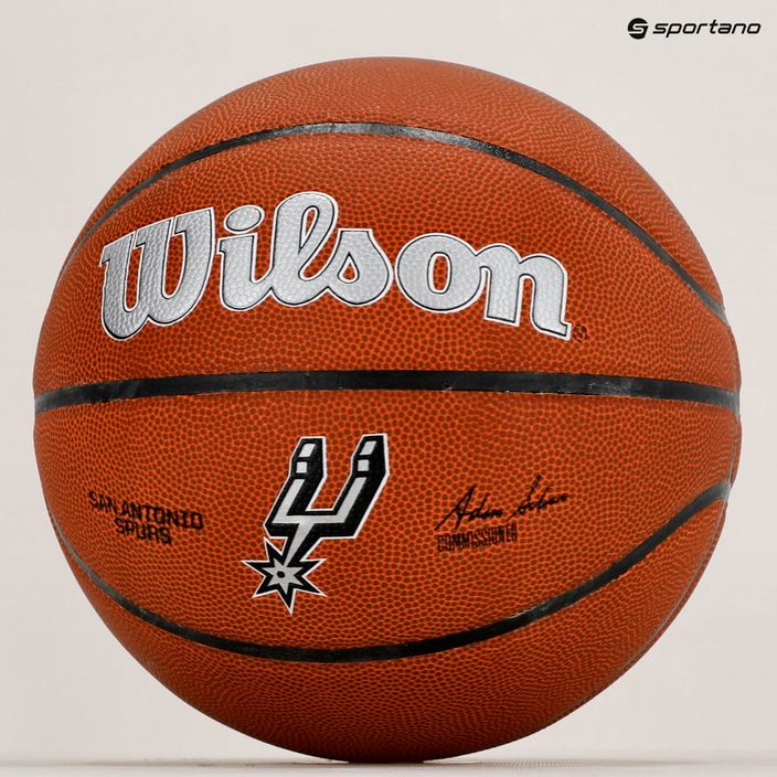 Wilson NBA Team Alliance San Antonio Spurs баскетбол кафяв WTB3100XBSAN 6