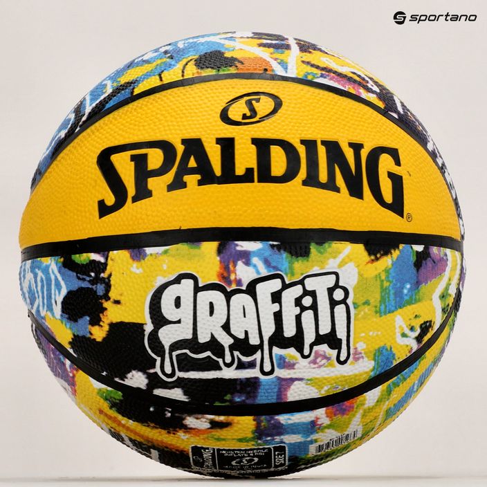 Spalding Graffiti 7 баскетболен кош зелен/жълт 2000049338 6