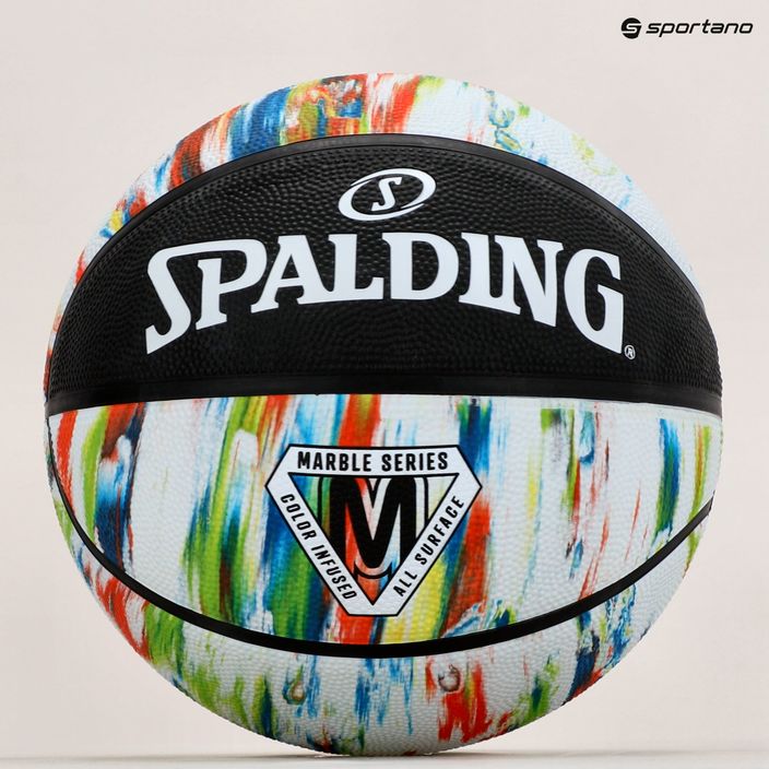 Spalding Мраморна цветна баскетболна топка 84404Z 5