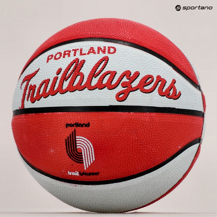 Wilson NBA Team Retro Mini Portland Trail Blazers Баскетбол Червено WTB3200XBPOR 5