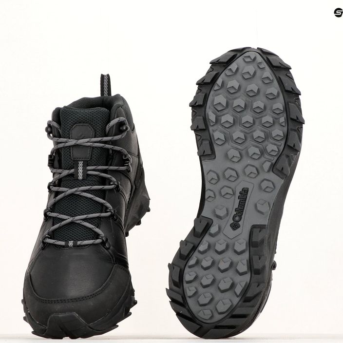Columbia Peakfreak II Mid Outdry Leather black/graphite мъжки туристически обувки 15