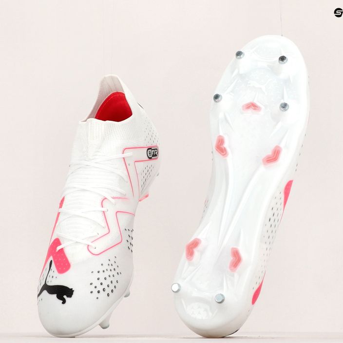 PUMA Future Match MXSG мъжки футболни обувки puma white/puma black/fire orchid 12