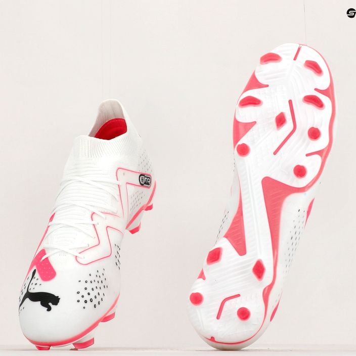 PUMA Future Match FG/AG мъжки футболни обувки puma white/puma black/fire orchid 12