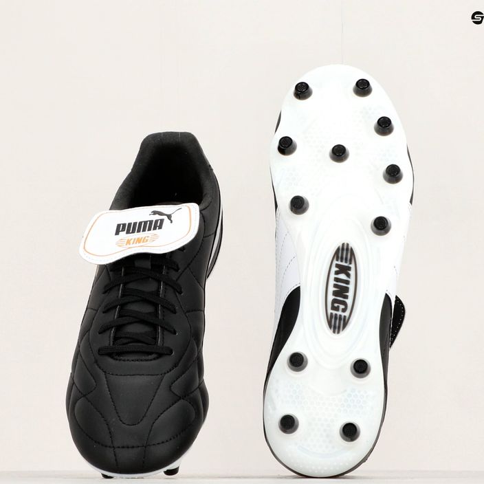Мъжки футболни обувки PUMA King Top FG/AG puma black/puma white/puma gold 17