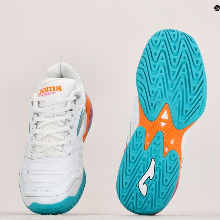 Дамски обувки за тенис Joma Set Lady AC white/orange 14