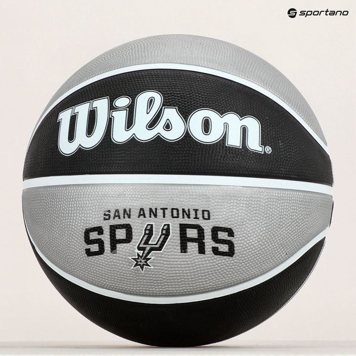 Wilson NBA Team Tribute San Antonio Spurs баскетбол сив WTB1300XBSAN 6