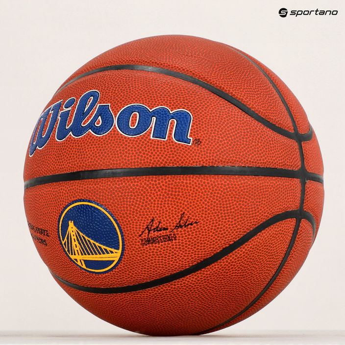 Wilson NBA Team Alliance Golden State Warriors баскетбол кафяв WTB3100XBGOL 6