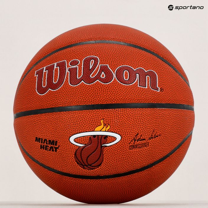 Wilson NBA Team Alliance Miami Heat баскетбол кафяв WTB3100XBMIA 5