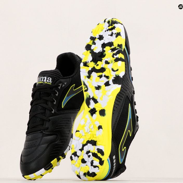 Мъжки футболни обувки Joma Dribling TF black/lemon fluor 12