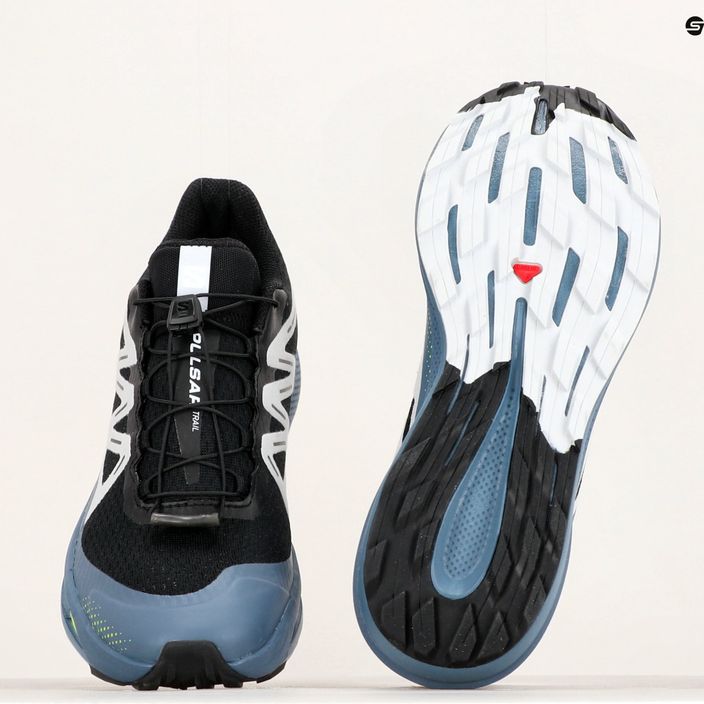 Мъжки обувки за бягане Salomon Pulsar Trail black/china blue/arctic ice 22