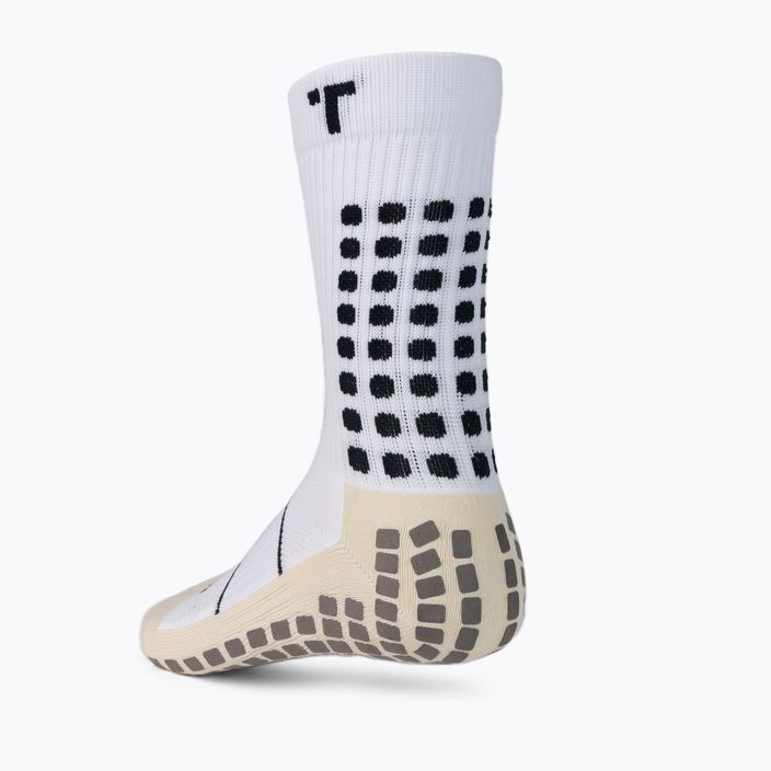 TRUsox Тънки футболни чорапи за средата на прасеца, бели CRW300 3