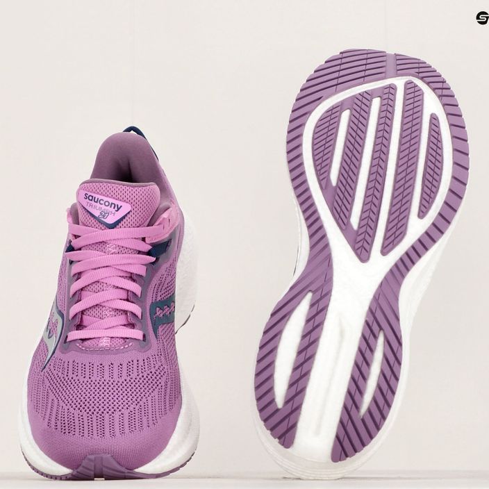 Дамски обувки за бягане Saucony Triumph 21 grape/indigo 12