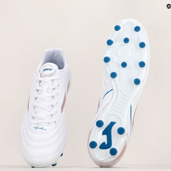 Мъжки футболни обувки Joma Aguila FG white/gold 17