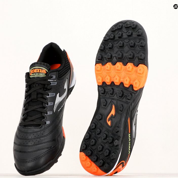 Мъжки футболни обувки Joma Maxima TF black/orange 12