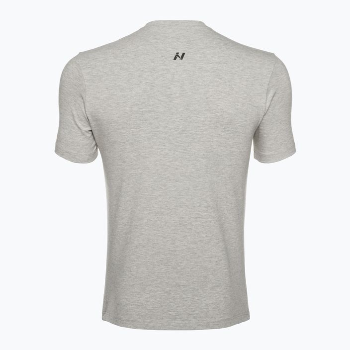 NEBBIA Minimalist Logo мъжка тренировъчна тениска светло сива 5